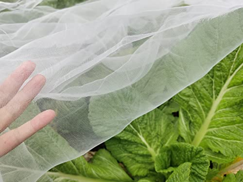 LXGKREL Gemüsenetz Gartennetz (Maschenweite 0.8-1mm) Insektenschutznetz Mücke Fliege Vogelnetz für Garten Gemüse Blumen