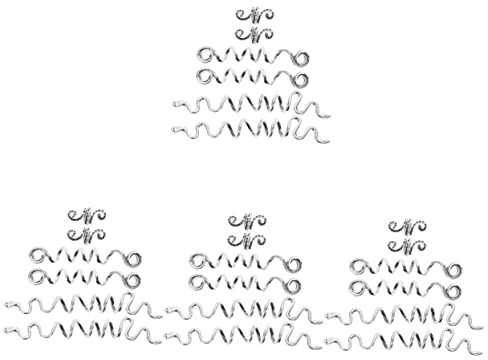 Mikinona 24 Stk Afrikanische Dreadlocks Haarspangen Aus Metall Für Damen Dreadlocks Haarmanschetten Aus Metall Haaranhänger Dekorationsclips Haarspiralen Schmuck Charme Legierung Fräulein