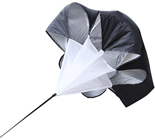 Parachute de Résistance,56 Pounce Parachute de Course Parachute de Vitesse avec Sangle Réglable pour Améliorer Force de Endurance Football Athlétisme Entrainement à la Vitesse