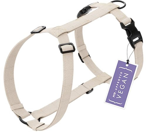 STUCH - Hundegeschirr Vegan PureControl - verstellbar, Farbe:Beige, Größe:S