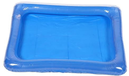 Milisten Piscina Inflable para Bebés Y Niños 22.04X17.71X2.75 Pulgadas Estanque De Pesca Inflable con Juego De Pesca Ideal para Patio Y Diversión Al Aire Libre En Verano