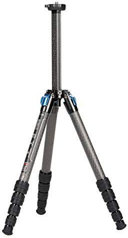 SIRUI ST-125 Waterproof CarbonTripod with Compact Triangle Column, Professional Travel Carbon Fiber Lightweight DSLR Camera Tripod, 5 Sections, Twist Locks, 150cm/59inch, 12KG/26.4lb Payload