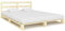 vidaXL Kiefernholz Massiv Palettenbett Palettenmöbel Massivholzbett Bett Holzbett Futonbett Bettgestell Bettrahmen Doppelbett 140x200cm