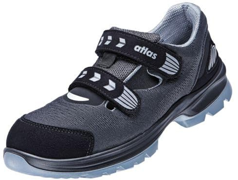 Atlas Flash 1605 XP Safety Shoes, Black Grey, US:6.5