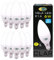 CLAR - E14 LED Kerze, Lampe 4000K, 6W Glühbirne, Kerzenbirne 40 Watt Äquivalent (10er Pack)