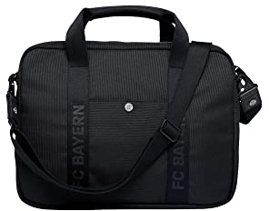 FC Bayern München Messenger Bag | Umhängetasche | Erwachsene | Schwarz | Fußball