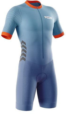 2024 MTB Triathlon Tri Suit Snabbtorkande Skinndräkt, för Cykling Träning Vägcykel Topp, Duathlon, Trisuit, Typ-6, L