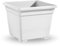mille idee Fioriera vaso in plastica quadrato 45 cm x 45 cm 36 h cm colore bianco