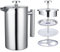 Doria 1000ml French Press Coffee Maker - Stainless Steel French Press Cafetiere Coffee Press Coffee Makers