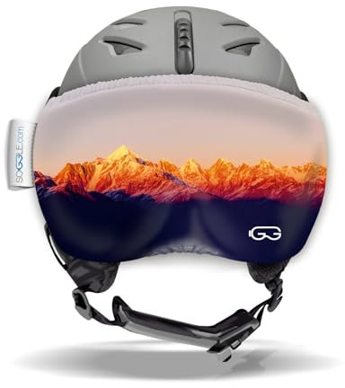 SOGGLE Vizor Visier Schutz für Visierhelme (Skihelme), Farbe:Vizor Himalaya