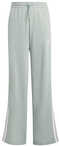 adidas Niñas Essentials Pants, Wonder Sage/White, 13-14 Years