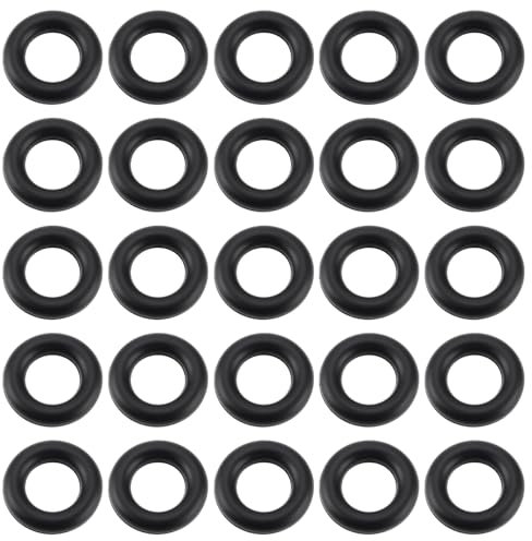 Briny River 200x Joint Torique en Caoutchouc Diamètre Intérieur 3 Mm X Diamètre Extérieur 6 Mm X 1,5 Mm Adapté Aux Appareils électroménagers Moteurs