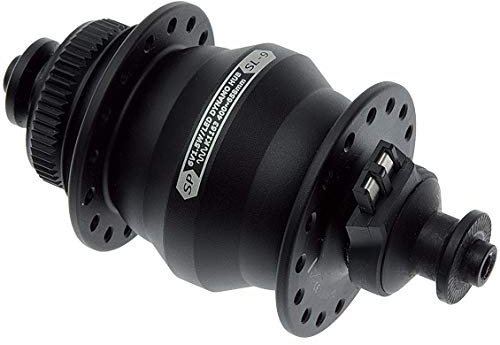 Shutter Precision (SP) Ultra Small Dynamo Hub SL-9 BK 32H S43HUB00901 Black 32H