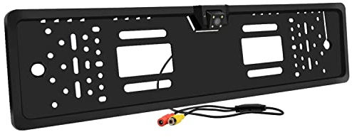 Auto-Rückfahrkamera, 170 ° Betrachtungswinkel Wasserdicht und staubdicht Rückfahrkennzeichen Rückfahrassistenzsystem mit 4 Lichtern mit