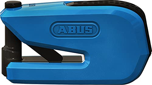 ABUS Bremsscheibenschloss Granit Detecto SmartX 8078 - smartes Motorradschloss - öffnen per Smartphone - 100 dB Alarm - ABUS-Sicherheitslevel 18 - Blau