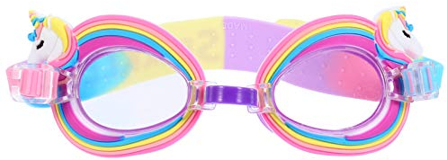Mädchen Schwimmbrille Einhorn Schwimmgläsern Leck Anti Nebel UV Schwimmmaske Für Kleinkind Kinder