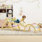 BanaSuper Set di Arrampicata a Triangolo Pieghevole per Bambini con Rampa e Arco, Giocattolo Montessori per Lo Sviluppo, Set da Gioco per Bambini Piccoli, Giocattolo per Parco Giochi Indoor