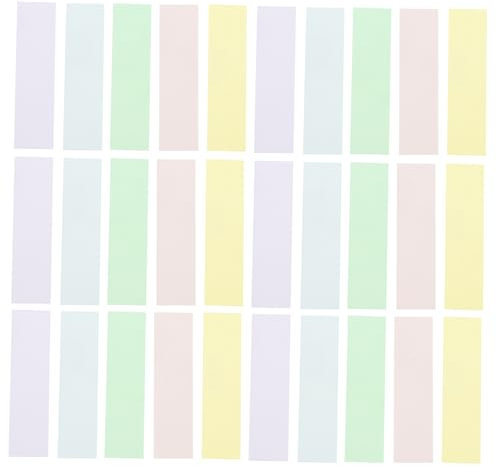 NUOBESTY Selbstklebende Lesemarker Farbige Klebestreifen Praktische Buchregister Notizaufkleber Für Büro Und Zuhause