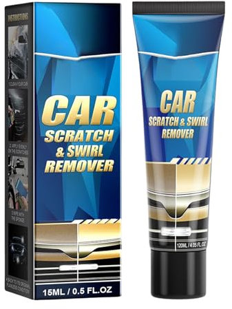 Éliminateur de Rayures pour Voiture - Pâte Réparation Éraflures Automobile - Nettoyant Soin Carrosserie Éliminateur Micro-Rayures avec Éponge pour Intérieur Entretien Automobile
