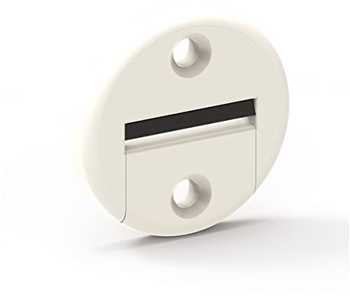 markiso® Rolladen Gurtführung mit Bürste für Maxigurte bis 23mm, Gurtdurchführung mit Bürste gegen Zugluft | Zweiteilig Montage ohne Gurtausbau | Durchmesser Ø40mm Lochabstand 25mm | 1 Stück