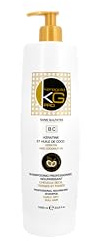 KERAGOLD PRO Shampoing pour Cheveux Secs Ternes/Frisés sans Sulfates. 1000 ml