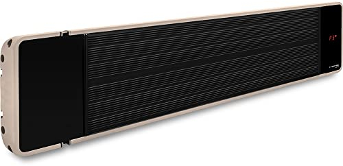TROTEC Dunkelheizstrahler IRD 1200 Terrassenstrahler Schwarzstrahler Wärmestrahler Heizleistung 1.200 W Energieeffizient Wirkungsbereich 4 m² bis 8 m² Neigungswinkel 45° Wand- und Deckenmontage