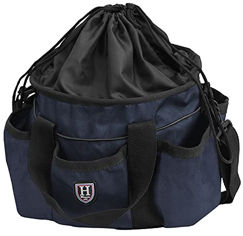 Harrison Howard Premium Horse Grooming Organizer Bag Horse Grooming Tote Bag-Deep Navy