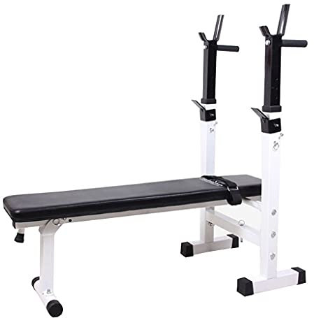 Squat rack Letto Multifunzionale per Sollevamento Pesi Squat Bench Press Pieghevole per Uso Domestico Letto per Sollevamento Pesi Staffa per bilanciere Pull-up Attrezzature per Il Fitness