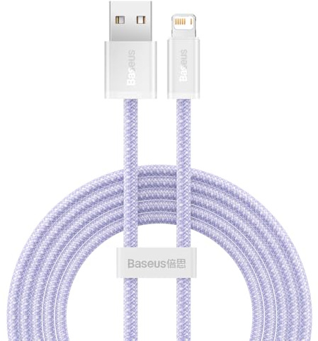 Baseus Cable de carga súper rápida USB-C a USB-C de 100 W para dispositivos Huawei, móviles Oppo, Xiaomi, Nokia y todos los dispositivos tipo C, 2 metros (blanco)