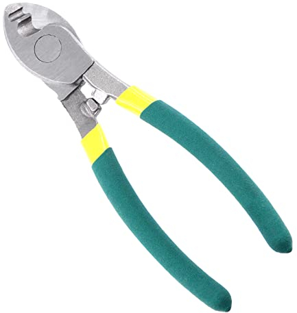 Glarks Cortador de cable de alta palanca de 6 pulgadas, cortador de cuerda de acero inoxidable pesado, adecuado para el corte afilado de alambre de aluminio, cobre y audio