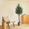 BLAINE | Olivo 100cm | Plantas Artificiales Decorativas | Planta Artificial Grande | Plantas Artificiales para Interior/Exterior | Planta Artificial Realista Decorativa para Casa