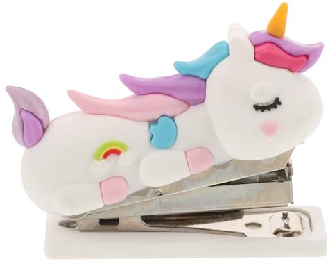 VILLCASE Mini Cute Stapler, Desktop Stapler Stainless Steel Desk Office for Party Favors Office and School Use