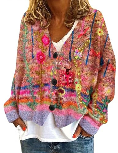 Damen Jacken Sale Reduziert, Fashion Sale Damen, Übergangsjacke Damen Große Größen Casual Mantel Jacke Strickjacke Pullover Paar, Jacken Angebote