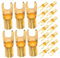 OSALADI 20pcs U Shaped Car Audio Connectors Durable Terminal Blocks for Subwoofer Amplifier Optimized Signal Transmission for Car and Home Audio Systems