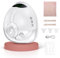 Lulia Wearable Breast Pump, Electric Breast Pump Hands Free 4 Modes 9 Levels, Portable, Painless, Private, BPA Free, 17/19/21/24MM Flanges (1 Pack)