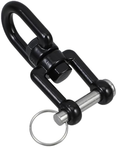 ifundom Anello Girevole in Acciaio Inox per Altalena e Amaca, Gancio Oscillante Doppio Occhio Perno Antivento, Supporto Oscillante per Yoga Aereo, Sedia Sospesa e Sacco da Boxe, , Uso