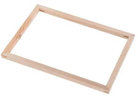 HORIALENCE Marco de Madera Maciza para Lienzo DIY 40x50 Cm, Bastidor Combinado para Pintura al Óleo, Práctico Kit de Barras de Estiramiento para Arte y Manualidades, Accesorio para Taller
