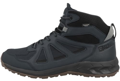 Jack Wolfskin Herren Woodland 2 Texapore MID M Wanderschuh, Night Blue, 42 EU