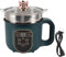 Reiskocher, 1,8 L Antihaftbeschichteter Reiskocher mit Dampfkorb, Multikocher, 600 W, Intelligente Reservierung, Kleiner Elektroherd für Nudelsuppe, Steak, Eier, (EU-Stecker 220 V)