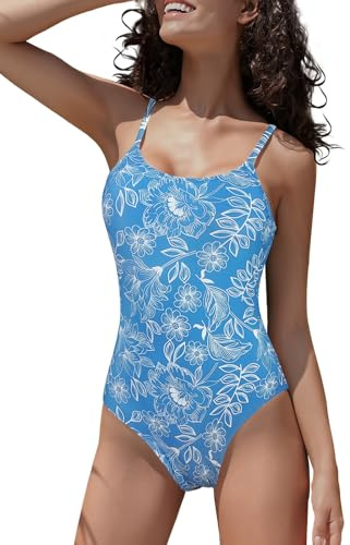 SHEKINI Maillot de Bain Femme 1 Pieces Sexy Réglables Maillot de Bain Une Pièce Femme Dos Nu Ventre Contrôle Monokini