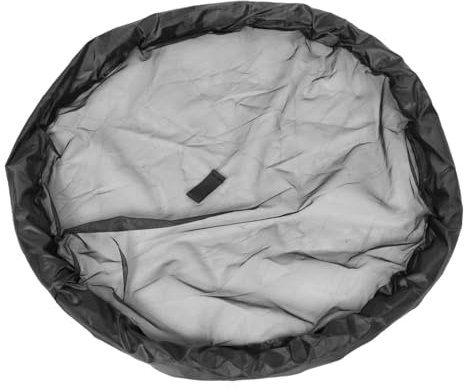 TOYANDONA île végétale Flottante Panier d'étang jardinière Flottante Bouclier d'étang barrière à Poissons Plantes Aquatiques en Tissu Black