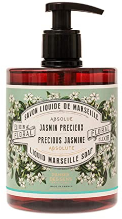 Panier des Sens - Jabón Líquido de Marsella Jasmin- Jabón Líquido de Manos Hidratante - con Aceite de Oliva y Coco - 96% Ingredientes Naturales - 500ml