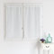HomeMaison.com Set di 2 tende a righe in tinta unita, 45 x 120 cm, con orlo passante, tenda da finestra moderna, tenda a righe, HM690027034