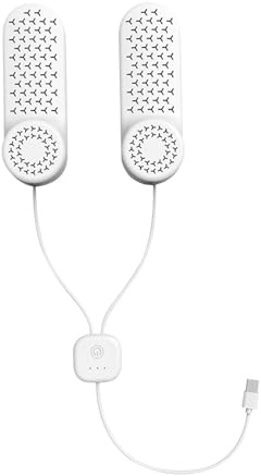 Asciugascarpe elettrico, asciuga scarponi da sci USB, scalda scarpe e stivali per asciugare scarpe sudate ed eliminare gli odori, spegnimento automatico a di 1/3/6 ore