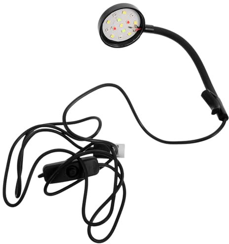 FRCOLOR Éclairage Daquarium À Led Usb, Lampe Daquarium À Pince Flexible Pour Poisson Et Plantes, Éclairage Coloré Pour Aquarium, Installation Facile