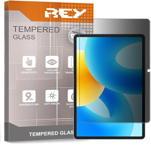 REY Pellicola salvaschermo antispia per HUAWEI MATEPAD 11,5s 11,5 - 11.5 2023 11,5 - 11.5 2025 11,5 - 11.5 2026 11,5 - HONOR PAD V9 11,5, Vetro temperato, di qualità Premium