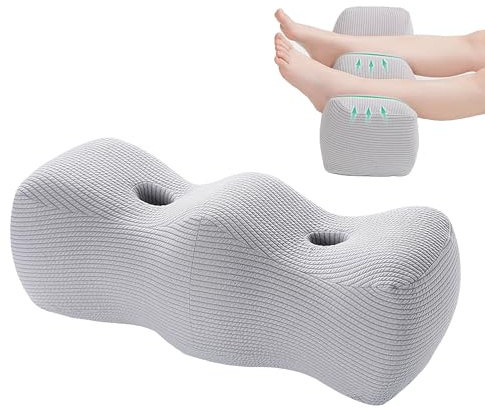 Cuscino per sollevamento gambe per recupero post-operatorio, cuscino per ginocchia e gambe per migliorare la circolazione sanguigna, sollievo dal gonfiore e supporto per la schiena