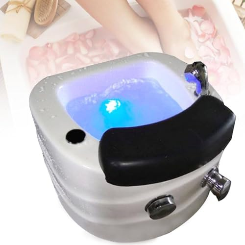 Vasca da bagno per pedicure con calore e massaggio, per casa e salone, perfetta per pediluvio e relax