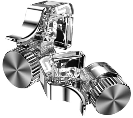 Toddmomy Game Controller Triggers Rs Grilletto Giochi Mobile Accessorio Gaming Trasparente Antiscivolo per Smartphone Compatibile