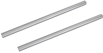 1 par de varillas de fotografía de aluminio de 15 mm por 30 cm para uso en montaje de cámara y adaptadores de trípode de sujeción de luz